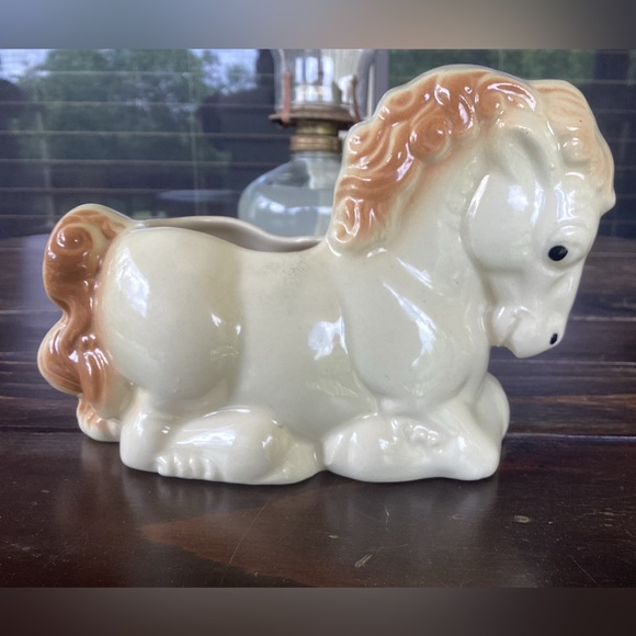 Shawnee Other - Vintage 1950’s Shawnee Ceramic Horse Planter